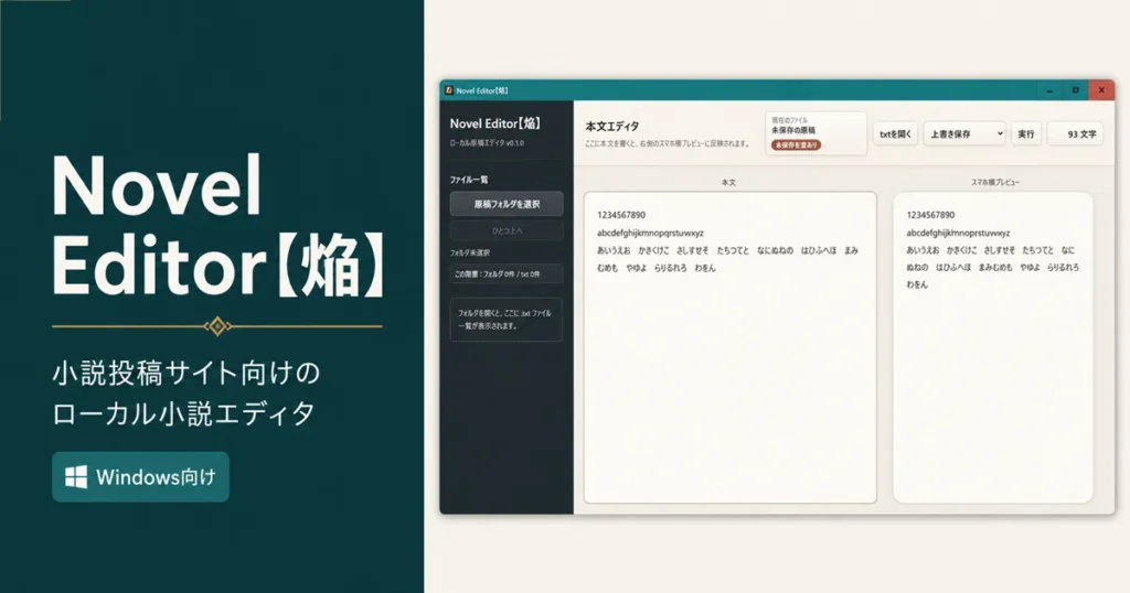 Novel Editor